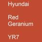 Preview: Hyundai, Red Geranium, YR7.